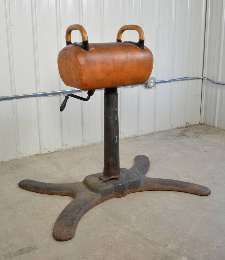 American Early 20th Century Pommel Horse by Medart For Sale