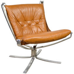 Sigurd Ressel Danish Modern Falcon Chair for Vatne Mobler