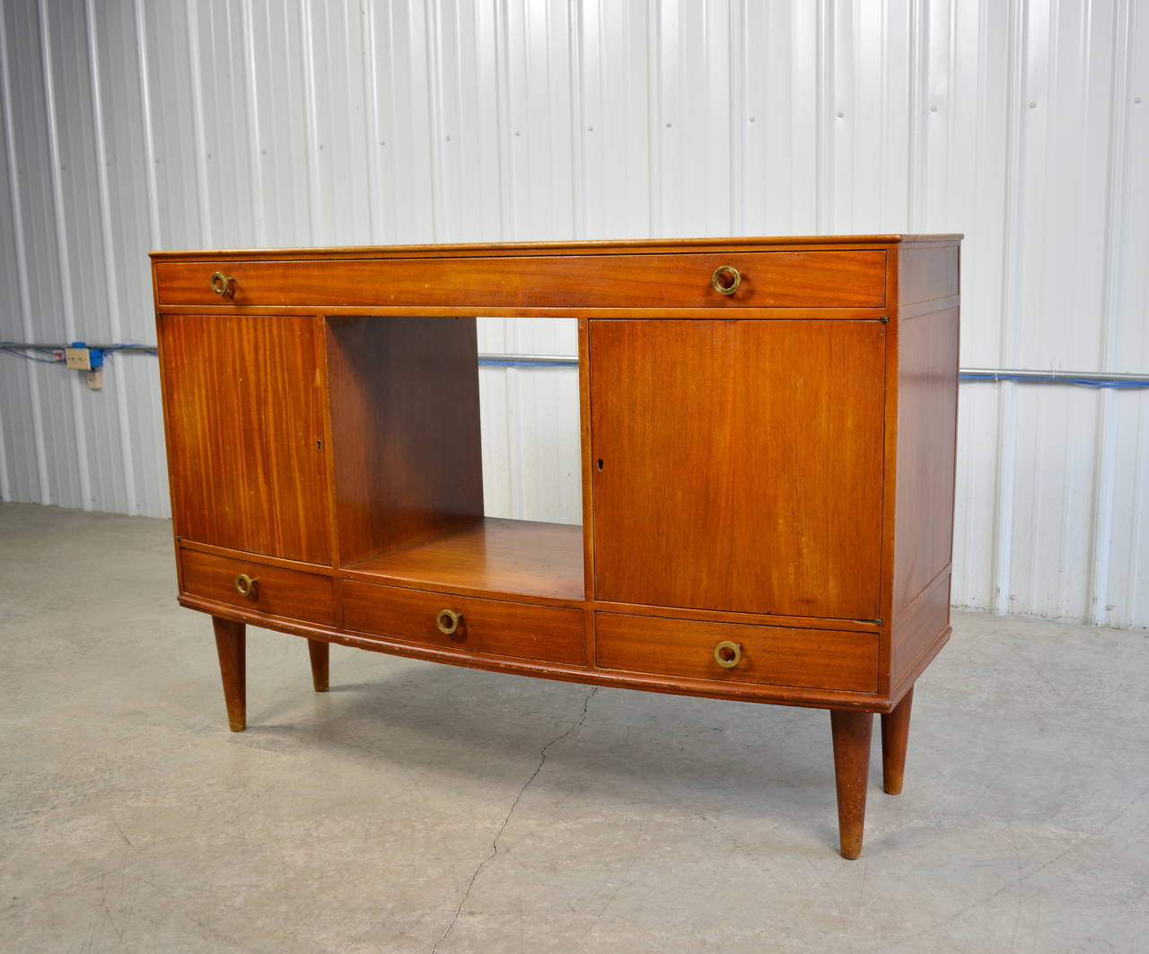 Edward Wormley Credenza or Cabinet for Dunbar In Good Condition For Sale In Loves Park, IL