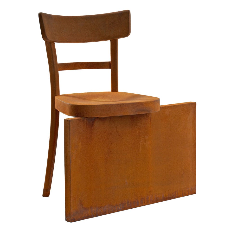 Rolf Sachs 'No Rest for the Rust Chair' For Sale