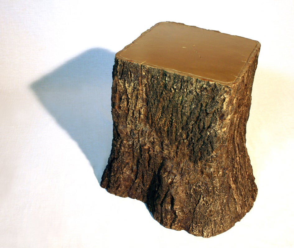 Wolfs & Jung 'Square Tree Trunk Stool II' For Sale