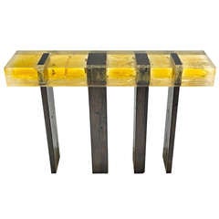 Nucleo Wood Fossil Console 02