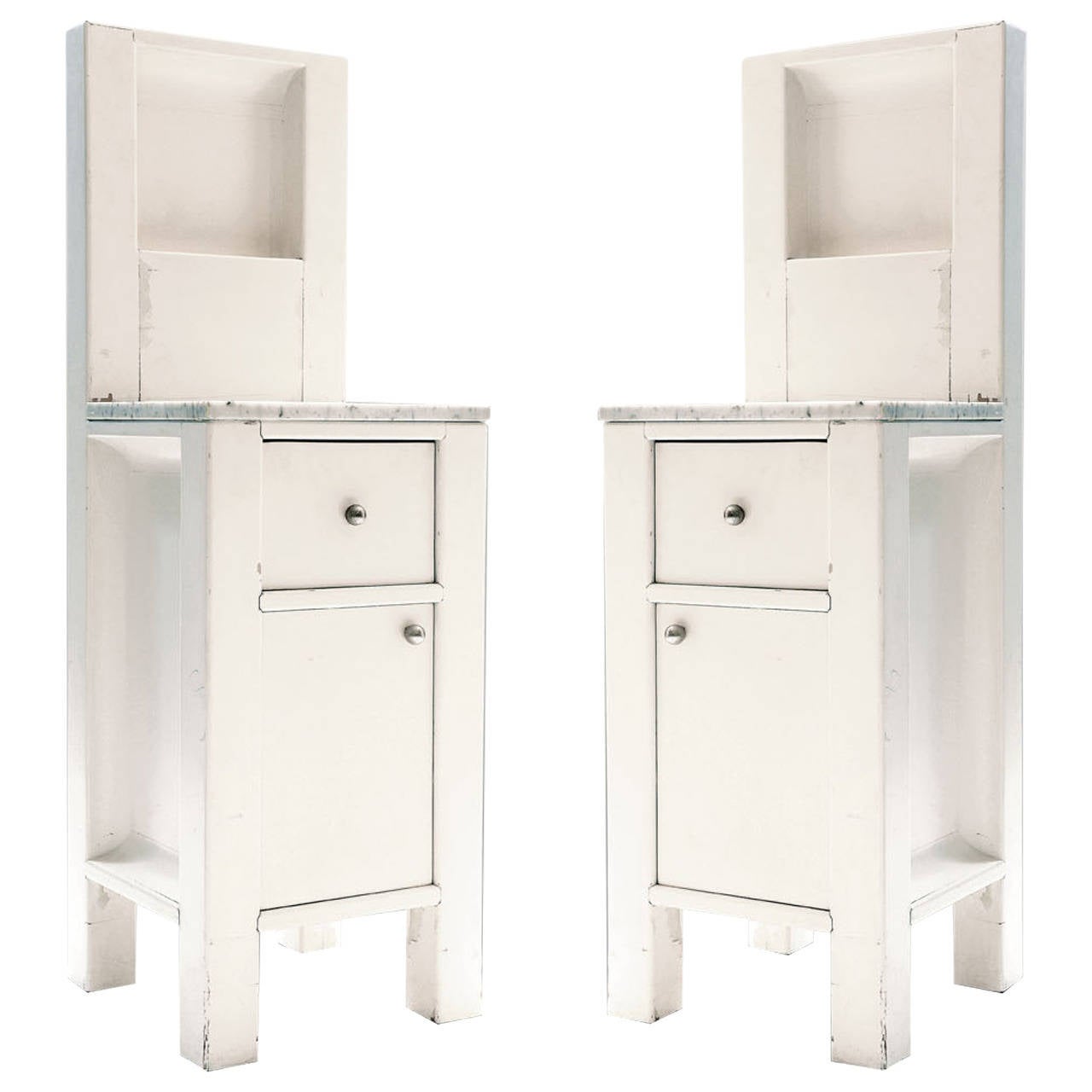 Two Bedside Tables by Kolo Moser, 1905 For Sale