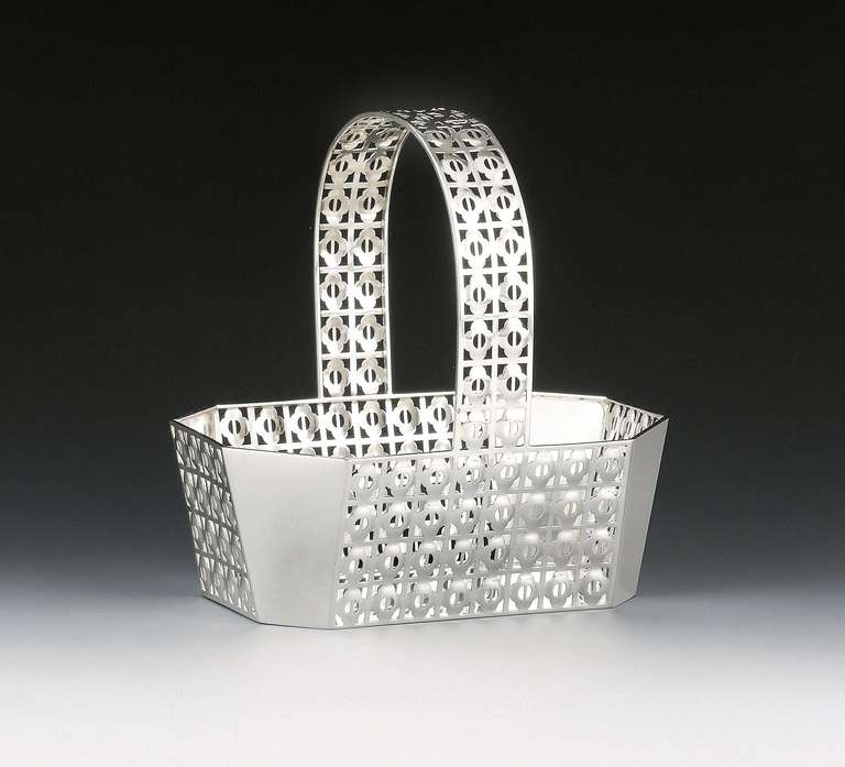 Bread basket by Josef Hoffmann for Wiener Werkstätte