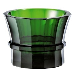 Vintage Green vase by Josef Hoffmann for Wiener Werkstätte, ca. 1914