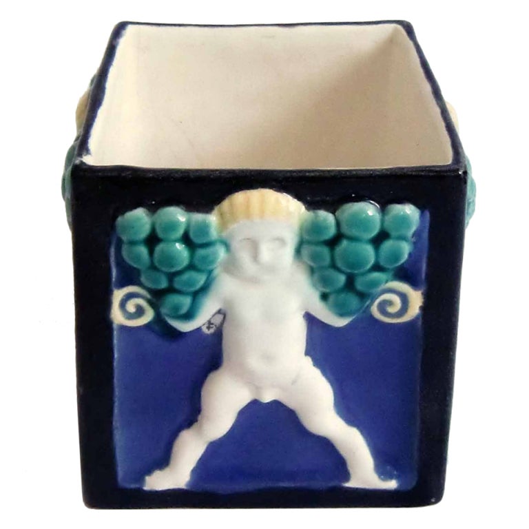 Vase with Putti Relief by Michael Powolny ca. 1907