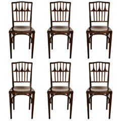 Six Chairs by Jacob & Josef Kohn, Vienna