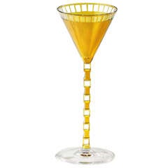 Vintage Glass Goblet Designed by Otto Prutscher ca. 1907