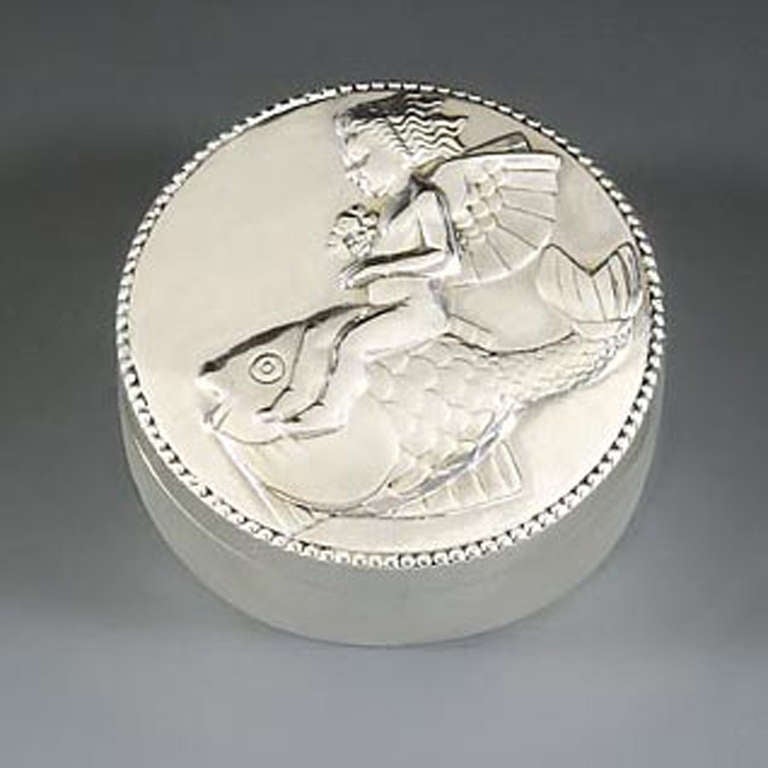 Schachtel mit Reiter auf einem Fisch, Josef Hoffmann