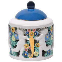 Ink Pot with Putti Design, circa 1907