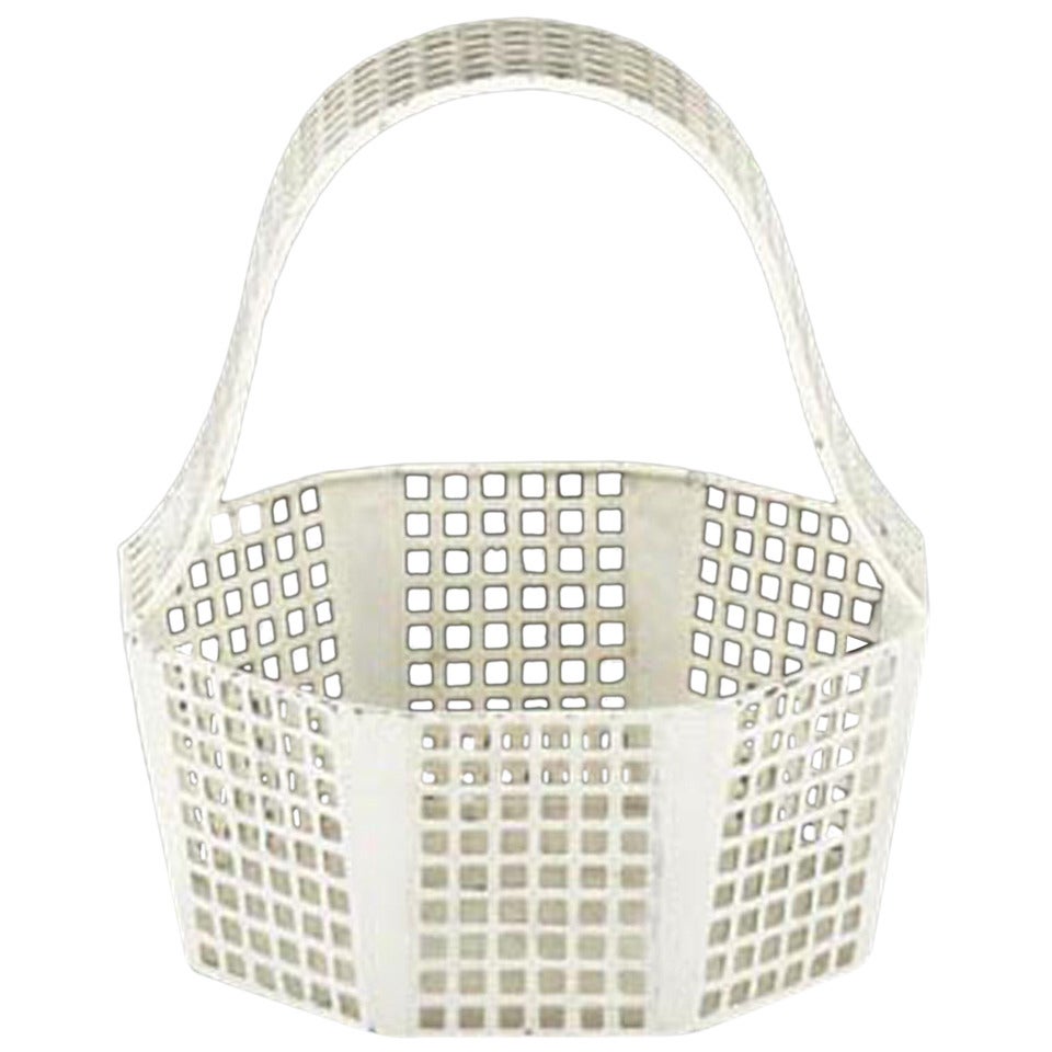 Octagonal Iron Basket By Josef Hoffmann For Sale