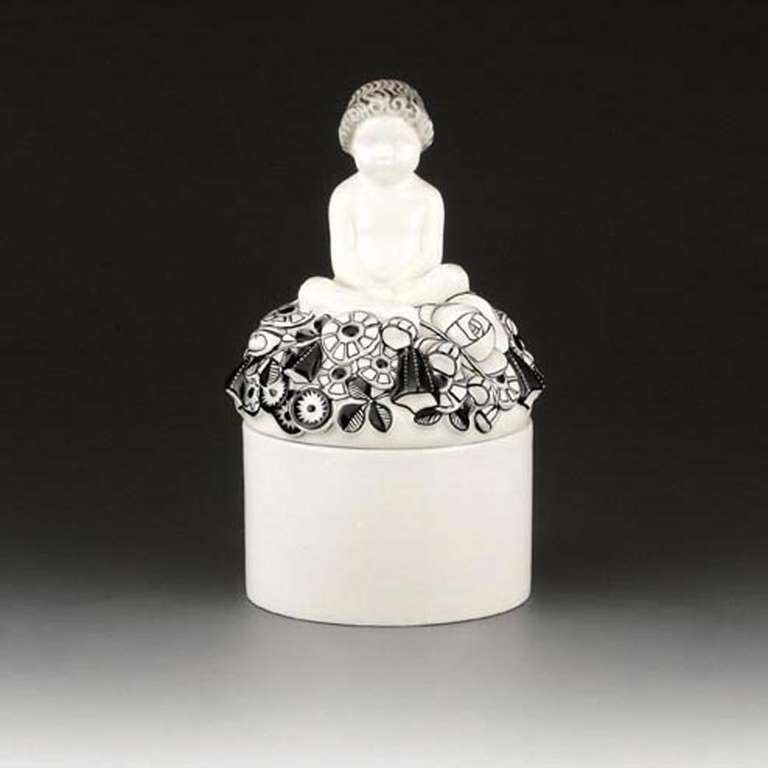 Jar with Child "Kindldose" by Michael Powolny