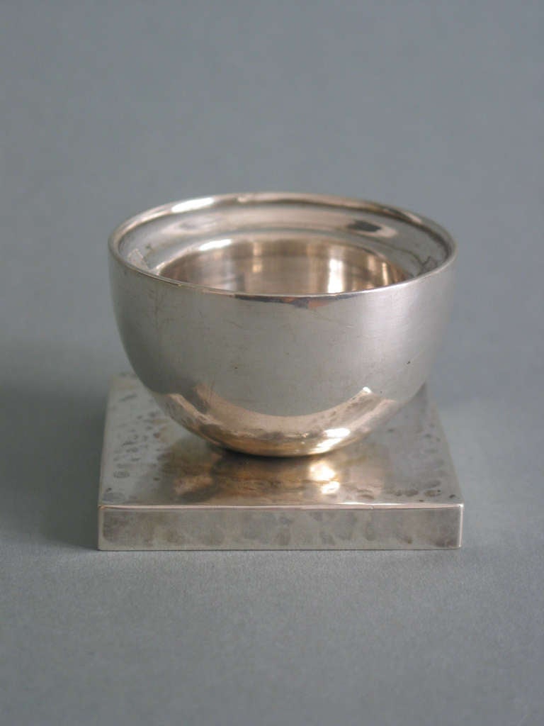 Silver Candle Holder by Otto Prutscher, ca. 1925