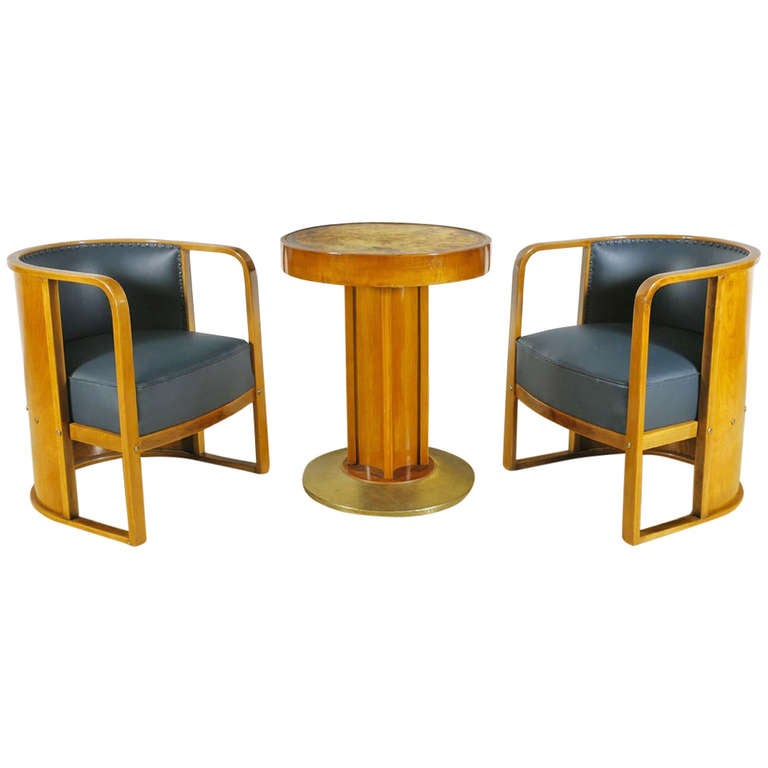 Sitting Room Suite by Josef Hoffmann, circa 1905 For Sale