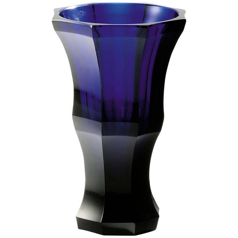 Glass Vase by Josef Hoffmann For Sale