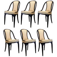 Six chairs, manufactured by Gebrüder Thonet, Otto Prutscher attributed