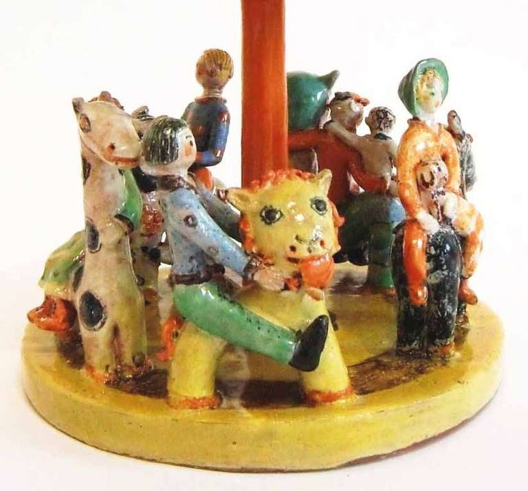 Austrian Carousel by Kitty Rix - Unique Piece For Sale