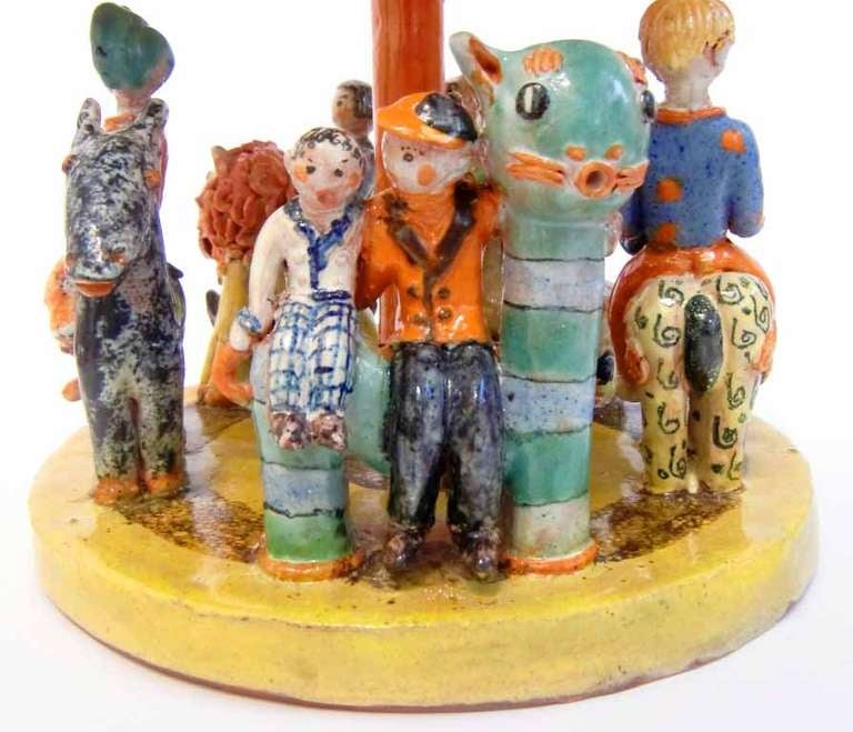 Carousel by Kitty Rix - Unique Piece In Good Condition For Sale In Vienna, AT