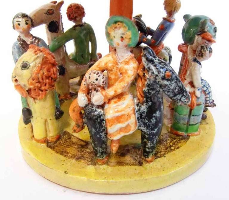 20th Century Carousel by Kitty Rix - Unique Piece For Sale