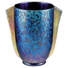 Rare Lötz Vase with Band Handles