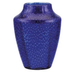 Blue Vase by Johann Loetz Witwe, Klostermühle ca. 1908