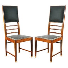 Two Chairs by Leopold Bauer, 1904