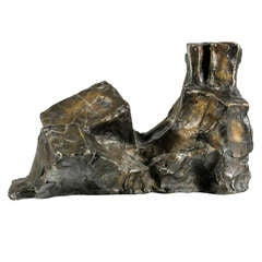 Bronze Sculpture "Reclining Figure" by Fritz Wotruba 1953