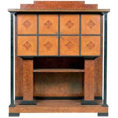 Antique Cabinet for Sheets of Music, Designed Around 1905