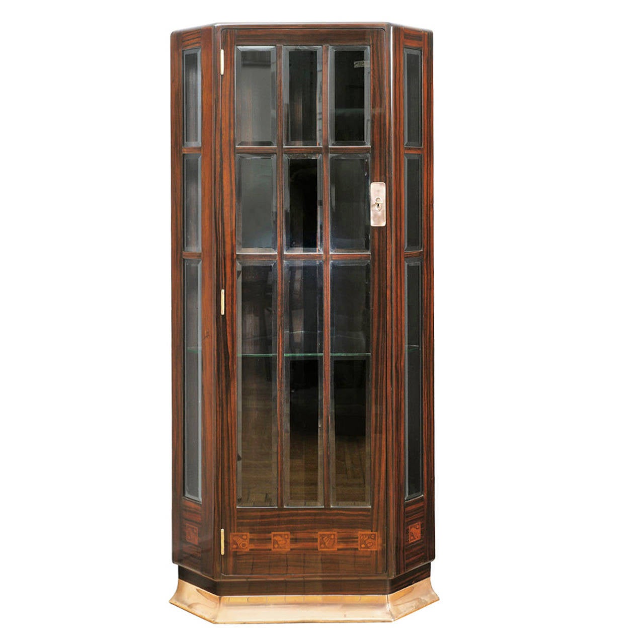 Two Corner Cabinets, circa 1900 For Sale