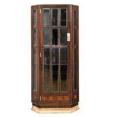 Antique Two Corner Cabinets, circa 1900