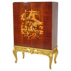 Remarkable Cabinet with Decorative Inlays