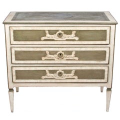 A 3-drawer Italian Directoire-style Chest of Drawers 