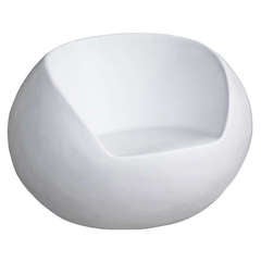 Retro Fiberglass Orb Egg Chair 12