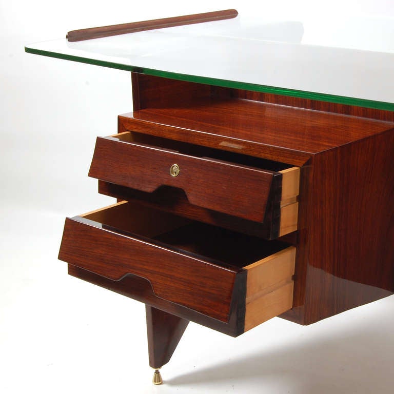 Desk Gio Ponti attributed In Good Condition For Sale In Vienna, AT