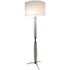 Elegant 1940s Fontana Arte Floor Lamp