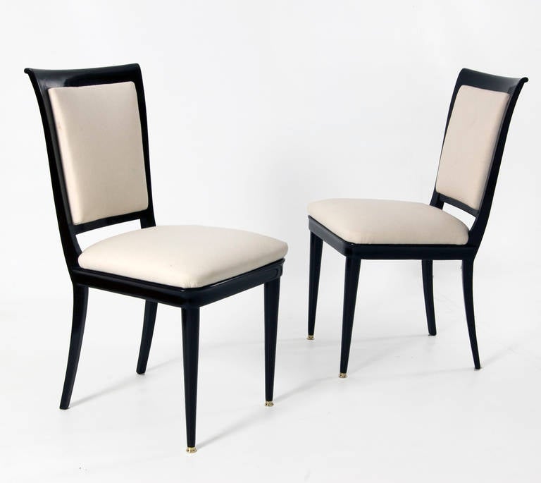 Italian Set of Six Dassi Chairs For Sale