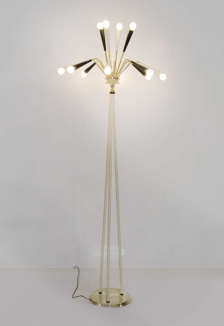 Lovely Italian 1950s Brass Floor Lamp