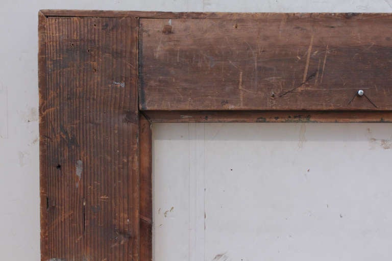 19th-century Italian Grand Tour Gilded Carved Wood Frame. For Sale 5