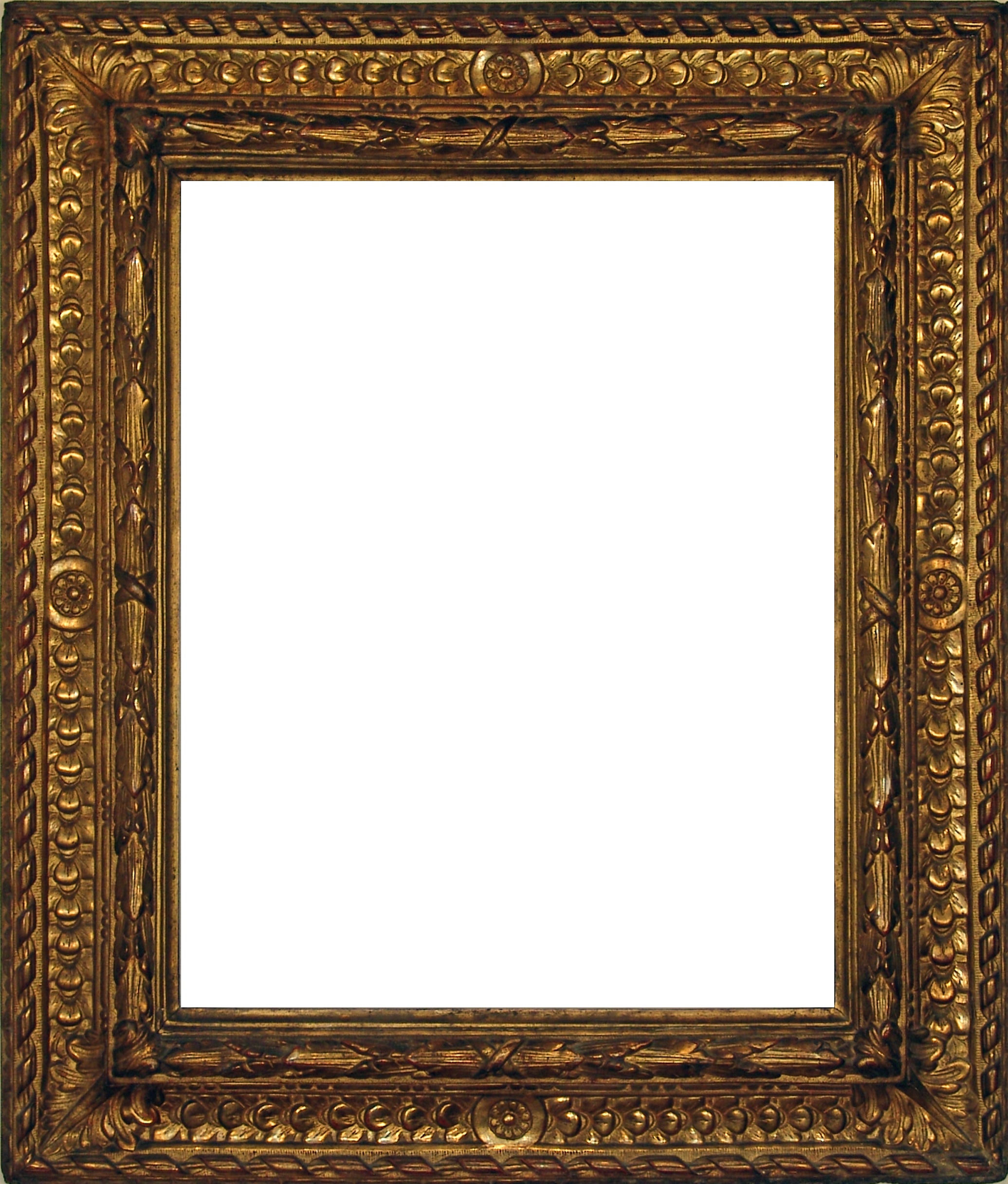 C. 17th Century Italian Gilded Wood Frame. For Sale