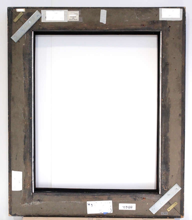 19th-century Tortoiseshell and Ebonized Wood Frame. In Excellent Condition For Sale In New York, NY