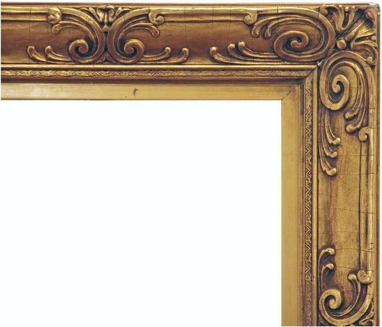 Early 20th century American Impressionist gilded frame.