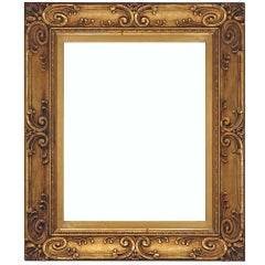 Early 20th century American Impressionist gilded frame.