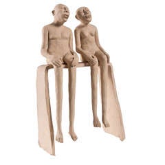 Man and Woman on Bench