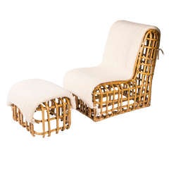 Cage Chair & Ottoman