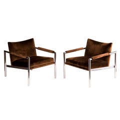 Pair of Grade Lounge Chairs by Milo Baughman