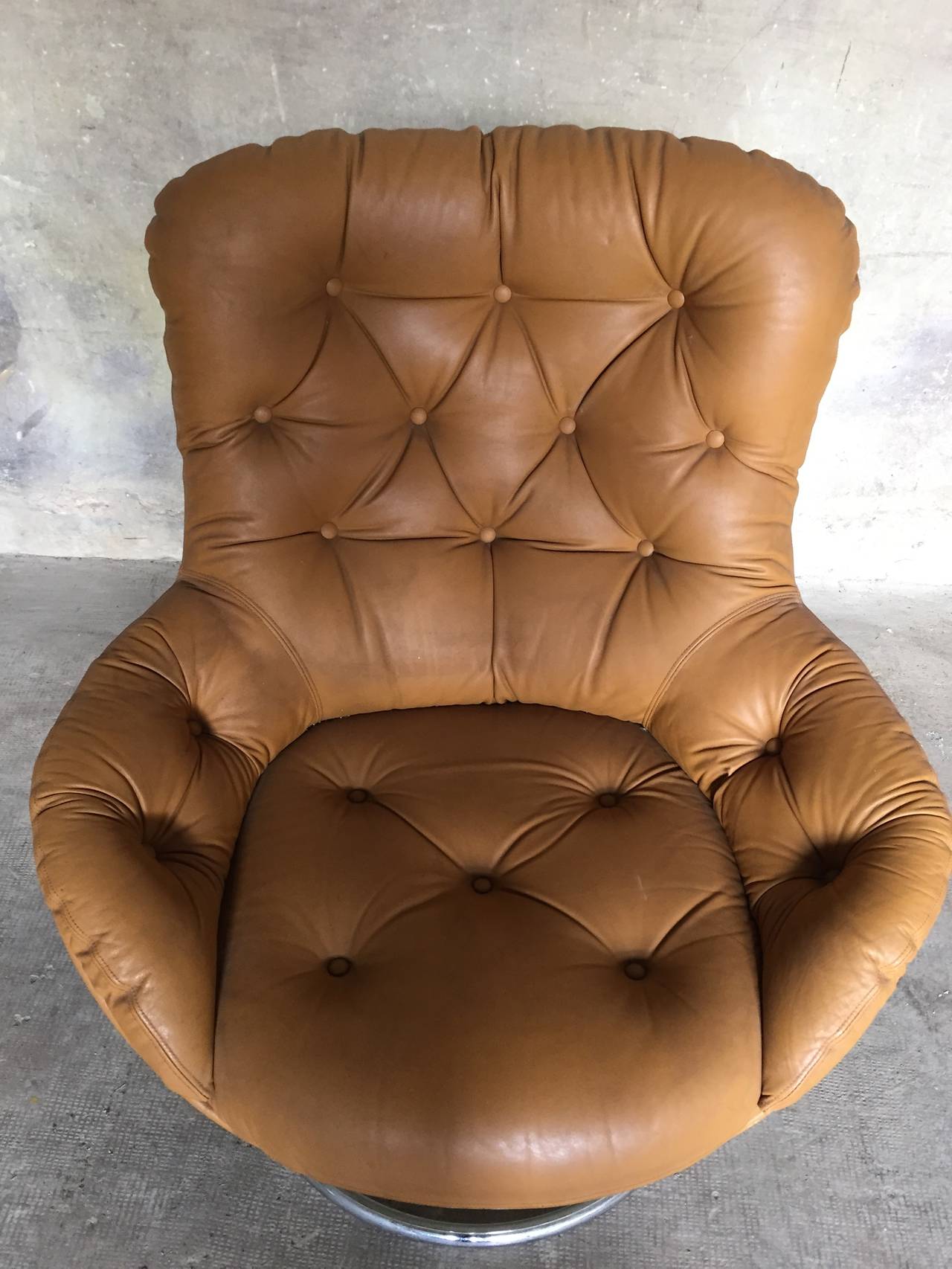 Late 20th Century Michel Cadestin 1970 Armchair