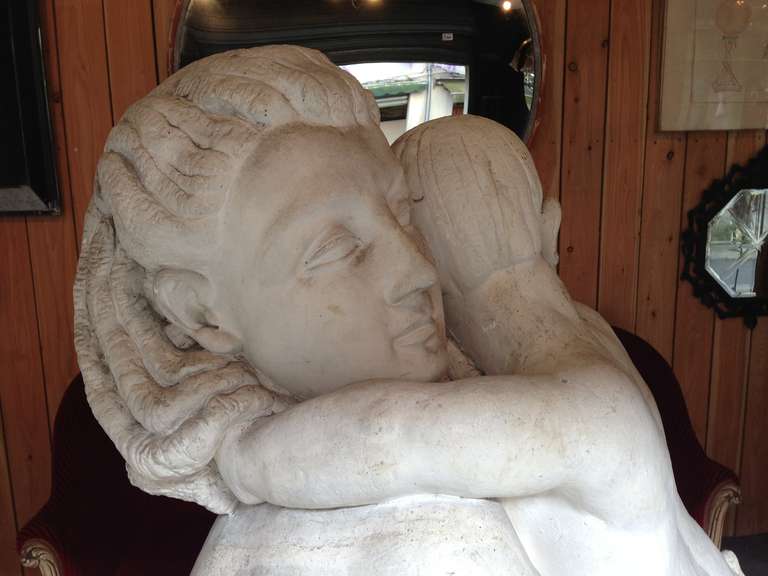 1939 Tall Work Plaster Statue 4