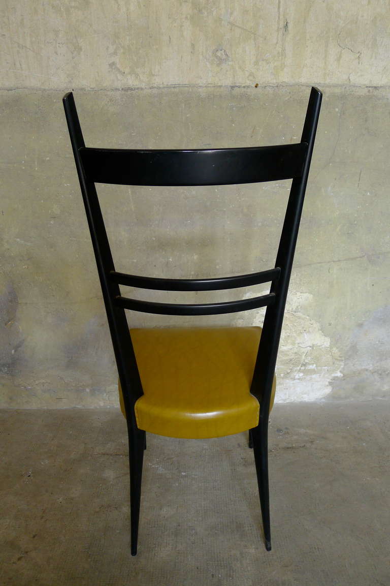 Eight Italian 1950s Chairs 1