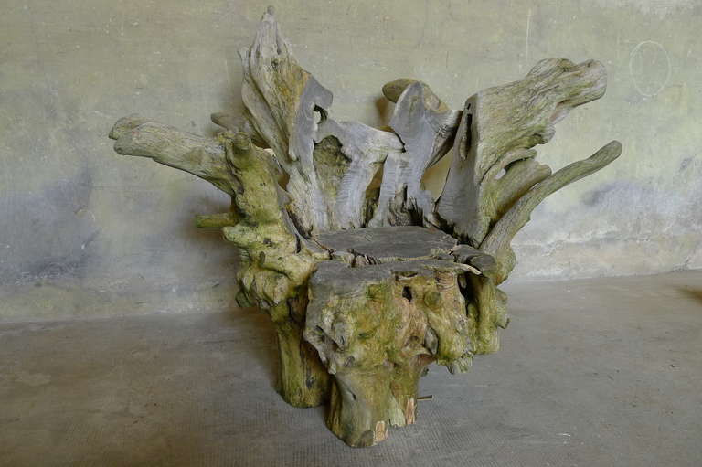 Folk Art Root Armchair
