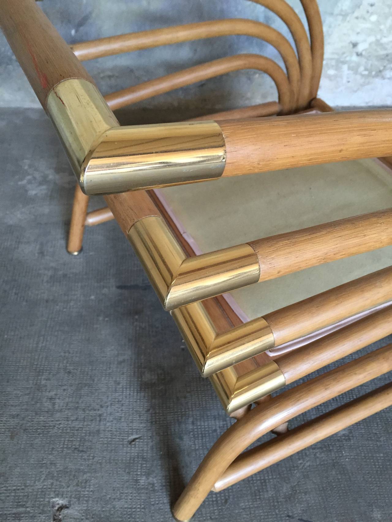 Italian Chic 1970 Pair of Armchairs For Sale